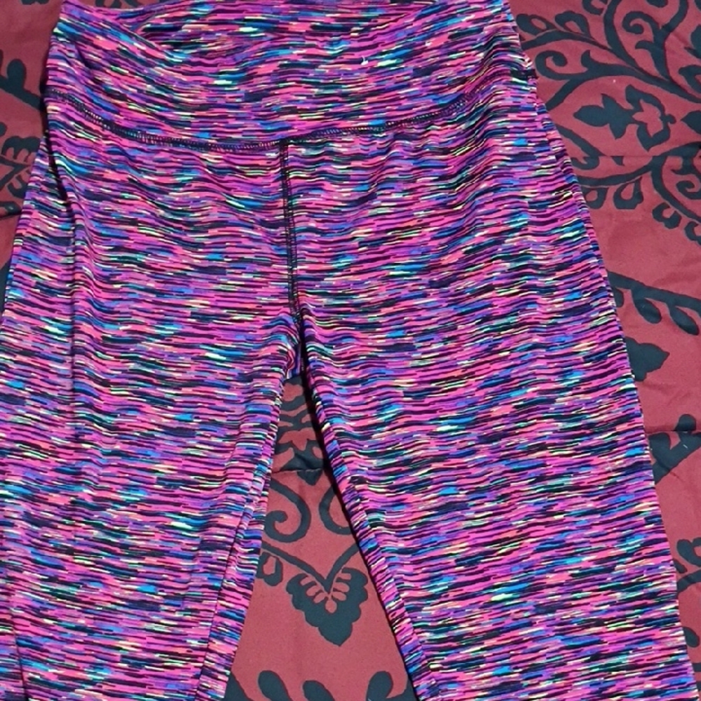 Flirtitude Multicolor Patterned Leggings